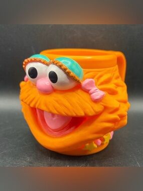 1994 Vintage Applause Zoe 3D Cup Jim Henson The Muppets Collectible Mug